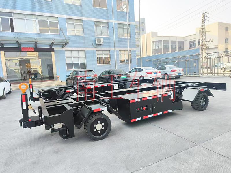 10噸自走式拖車底盤 電動平板拖車